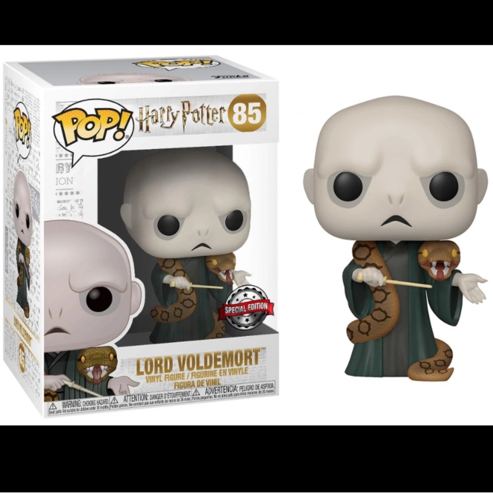 Funko Pop! Lord Voldemort Figure - Black, Gray, Brown